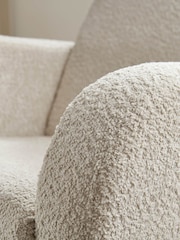 CuddleCo Brown Mushroom Etta Bouclé Nursing Rocking Chair - Image 3 of 6