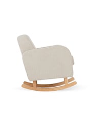 CuddleCo Brown Mushroom Etta Bouclé Nursing Rocking Chair - Image 5 of 6