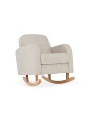 CuddleCo Brown Mushroom Etta Bouclé Nursing Rocking Chair - Image 6 of 6