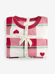 Red Check Cosy Long Sleeve Pyjamas - Image 10 of 12