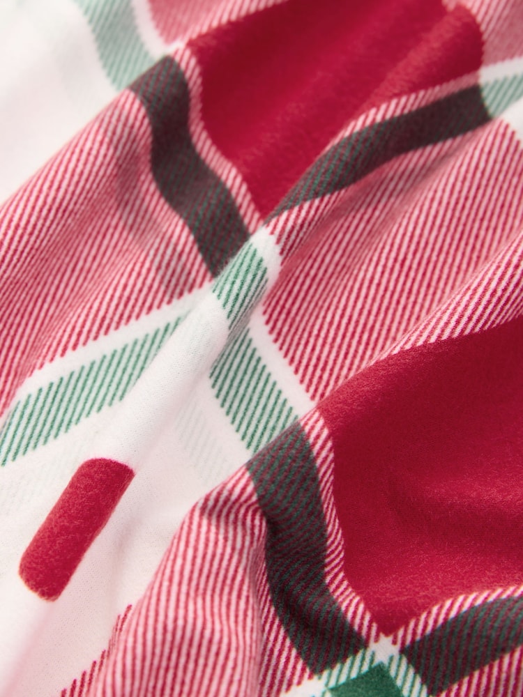 Red Check Cosy Long Sleeve Pyjamas - Image 12 of 12