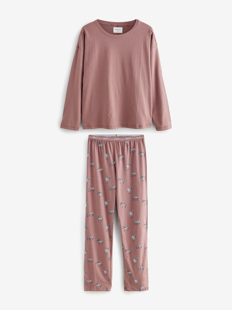 Mauve Purple Zebra SPS PJ LS - Image 1 of 6