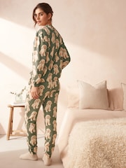 Sage Green Charlie The Cockapoo 100% Cotton Long Sleeve Pyjamas - Image 3 of 11