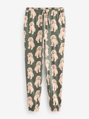 Sage Green Charlie The Cockapoo 100% Cotton Long Sleeve Pyjamas - Image 8 of 11