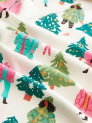 Ecru Skiing 100% Cotton Long Sleeve Pyjamas - Image 11 of 11
