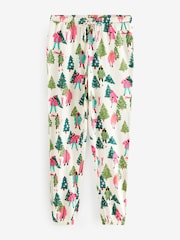 Ecru Skiing 100% Cotton Long Sleeve Pyjamas - Image 8 of 11