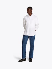 Tommy Hilfiger White 100% Linen Pigment Dyed Shirt - Image 2 of 7