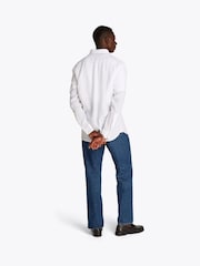 Tommy Hilfiger White 100% Linen Pigment Dyed Shirt - Image 4 of 7