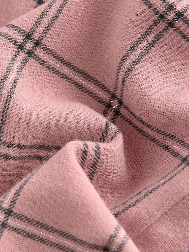 Pink Check Flannel Pyjama Bottoms - Image 8 of 8