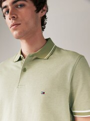 Tommy Hilfiger Blue Oxford Collar Polo T-Shirt - Image 3 of 4