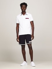 Tommy Hilfiger Black Sport Monotype Sweat Shorts - Image 5 of 6