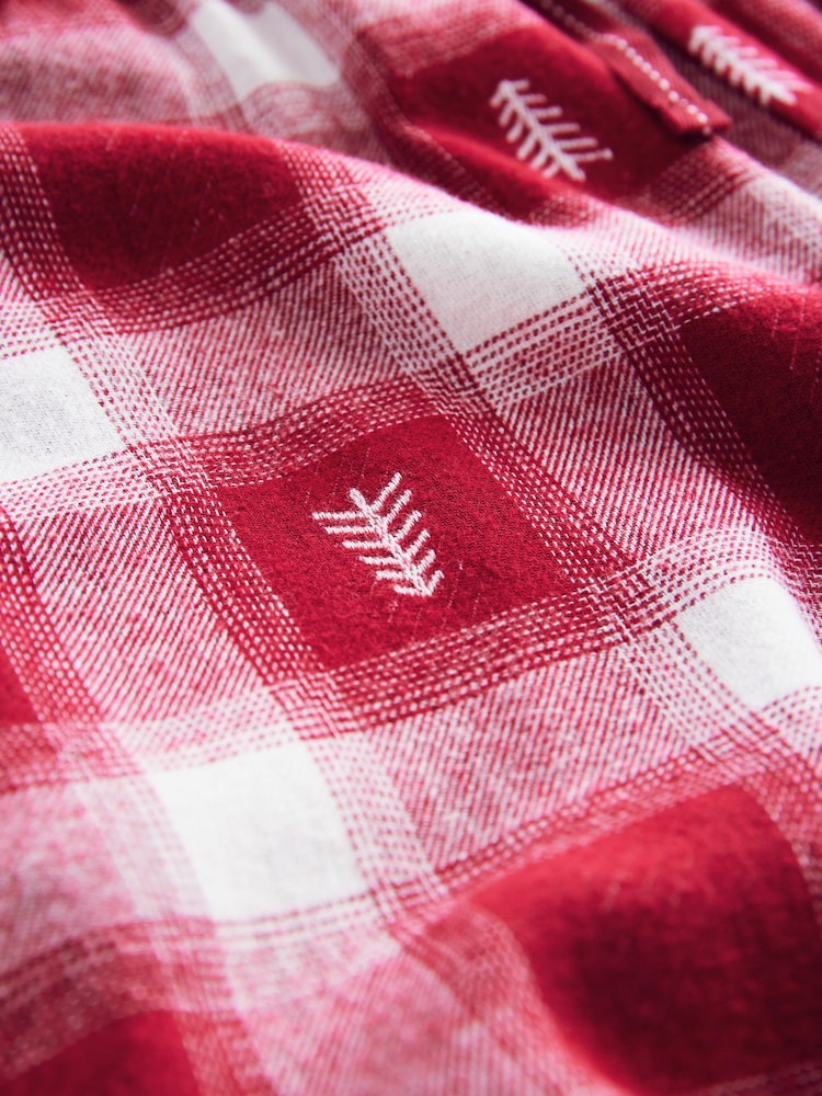 Red Check Flannel Pyjama Bottoms - Image 10 of 10