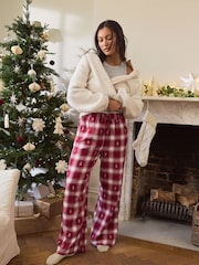 Red Check Flannel Pyjama Bottoms - Image 2 of 10