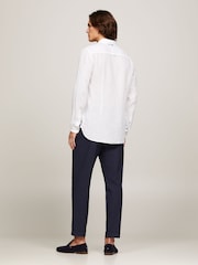 Tommy Hilfiger Blue Linen Dot Shirt - Image 2 of 6