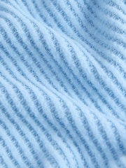Blue Cosy Waffle Long Sleeve Pyjamas - Image 9 of 10