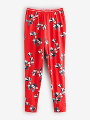 Red Mistletoe 100% Cotton Christmas Long Sleeve Pyjamas - Image 8 of 10