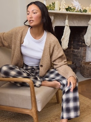 Black/White Flannel Pyjama Bottoms - Image 4 of 7
