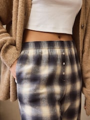 Black/White Flannel Pyjama Bottoms - Image 7 of 7