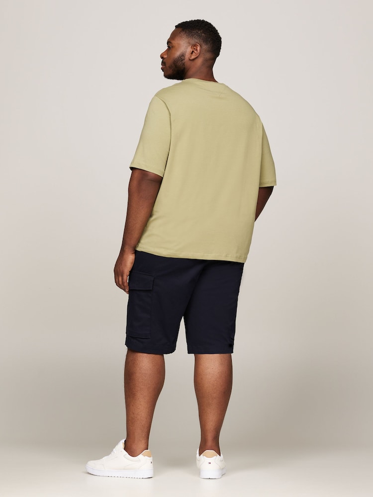 Tommy Hilfiger Green Slim Big And Tall Stretch T-Shirt - Image 2 of 5