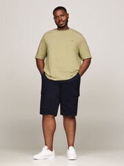 Tommy Hilfiger Green Slim Big And Tall Stretch T-Shirt - Image 3 of 5