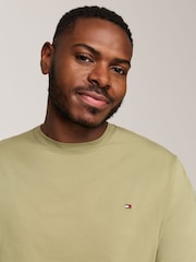Tommy Hilfiger Green Slim Big And Tall Stretch T-Shirt - Image 4 of 5