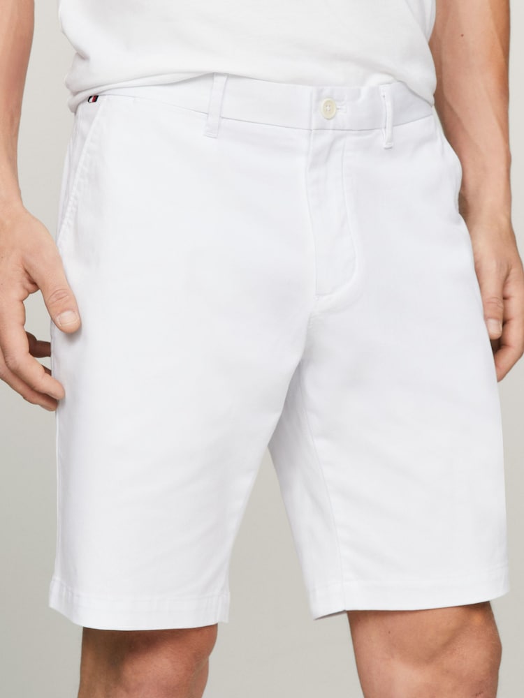 Tommy Hilfiger White 1985 Harlem Shorts - Image 1 of 5