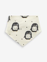 Red Baby 100% Cotton Christmas Bibs 3 Pack - Image 3 of 4
