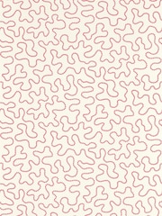 Harlequin Wiggle Carnelian Rose Quartz Sophie Robinson A4 Wallpaper Sample - Image 1 of 3