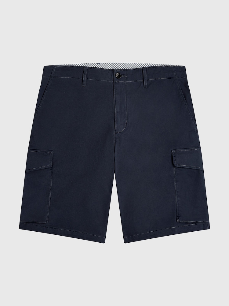 Tommy Hilfiger Blue 1985 Harlem Cargo Shorts - Image 4 of 4