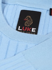 Luke 1977 Spare Rib Knitwear 100% Cotton Jumper - Image 7 of 7