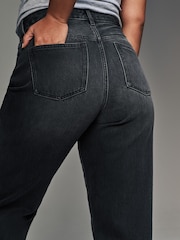 Washed Black Hourglass Rigid Straight Leg 100% Cotton Jeans - Image 5 of 7