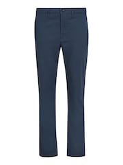 Tommy Hilfiger Light Blue Denton Structure Chino Trousers - Image 4 of 6