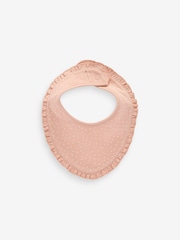 Rosa - Baby 100% Cotton Bow Turban and Bibs Set 4 Pack (0-18mths) - Imagen 5 de 6