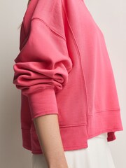 FP Movement Pink Intercept Pullover Sweat Top - Image 6 of 6