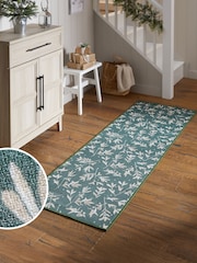 Green Washable Mistletoe Christmas Runner - Image 1 of 5