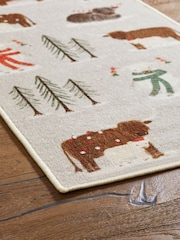 Natural Washable Christmas Hamish The Highland Cow Runner - Image 3 of 6