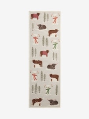 Natural Washable Christmas Hamish The Highland Cow Runner - Image 6 of 6