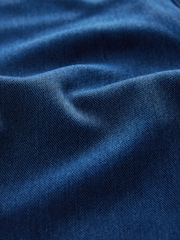 Dark Blue Brushed Jersey Denim Leggings - Image 8 of 8