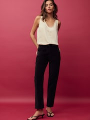 Black Velvet Straight Jeans - Image 2 of 4