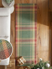Green Barton Check Runner - Image 1 of 5