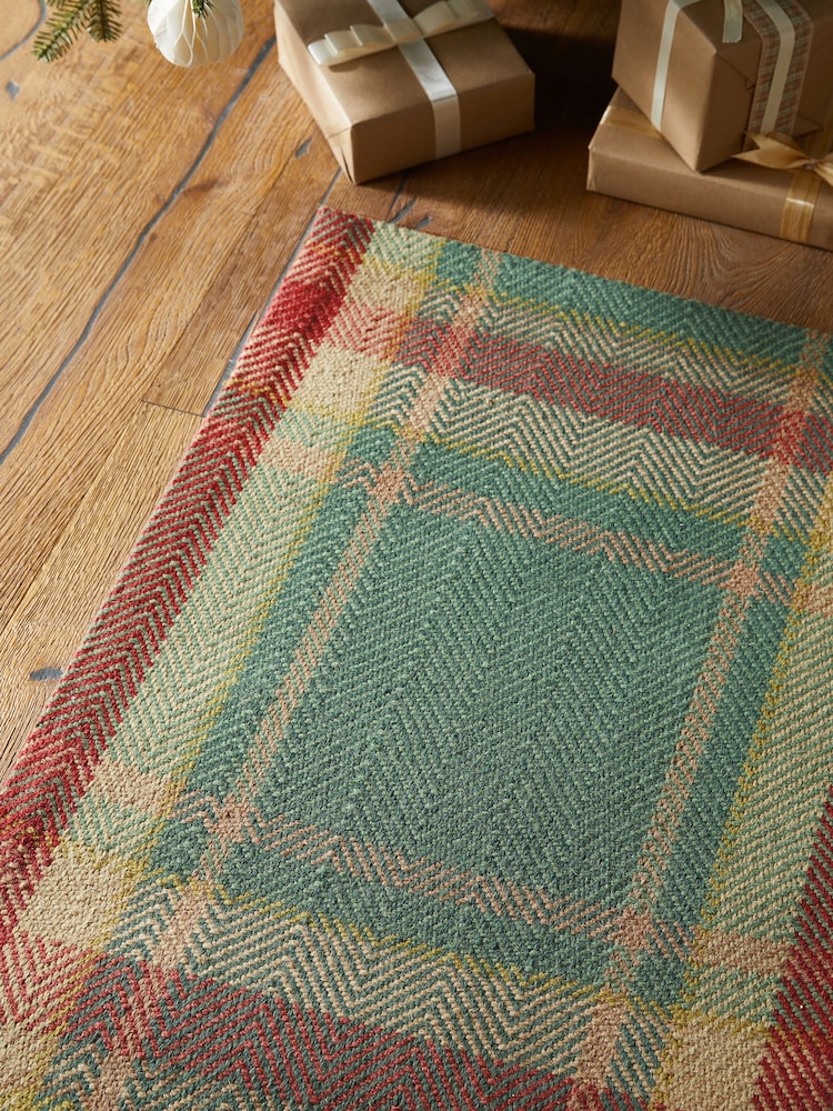 Green Barton Check Runner - Image 3 of 5