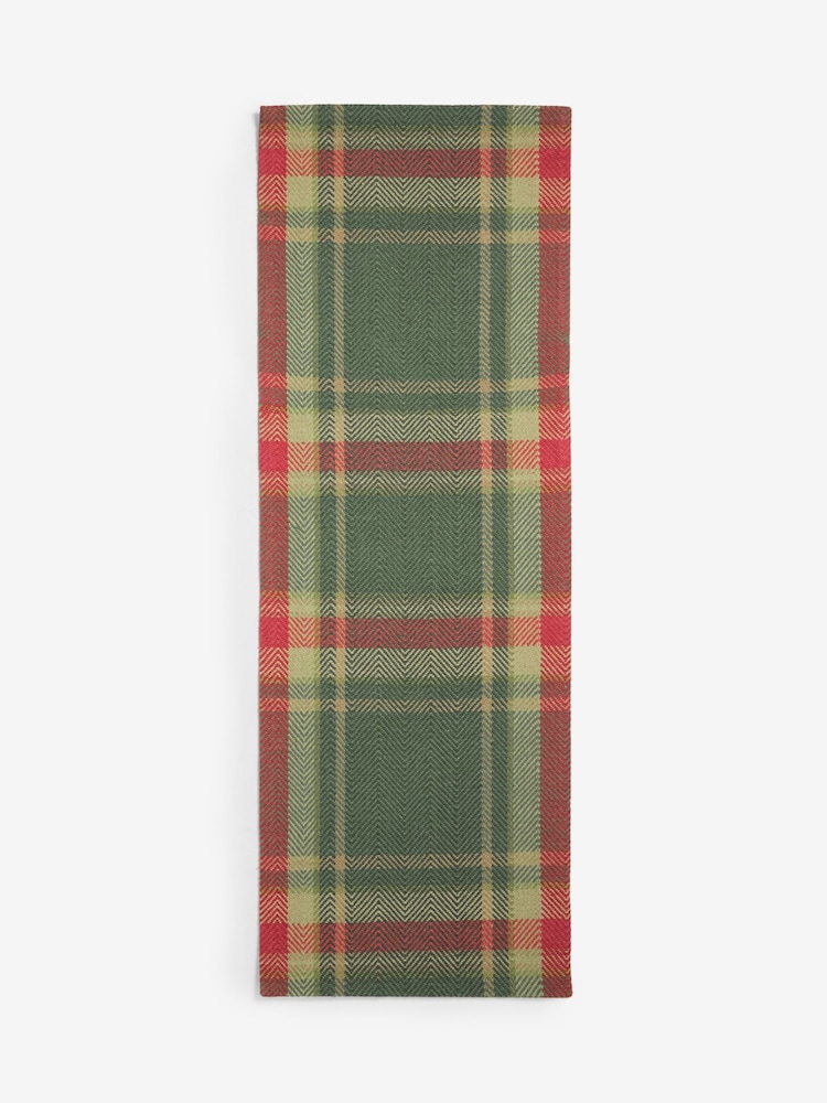 Green Barton Check Runner - Image 5 of 5