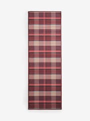 Red Washable Check Runner - Image 5 of 5