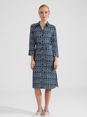 Hobbs Blue Cali Dress - Image 3 of 4