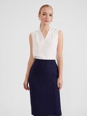 Hobbs Blue Phoebe Skirt - Image 1 of 4