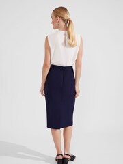 Hobbs Blue Phoebe Skirt - Image 2 of 4