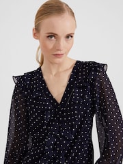 Hobbs Blue Rosana Blouse - Image 3 of 4