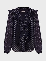 Hobbs Blue Rosana Blouse - Image 4 of 4