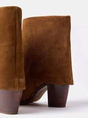 Mint Velvet Brown Suede Ankle Boots - Image 4 of 4