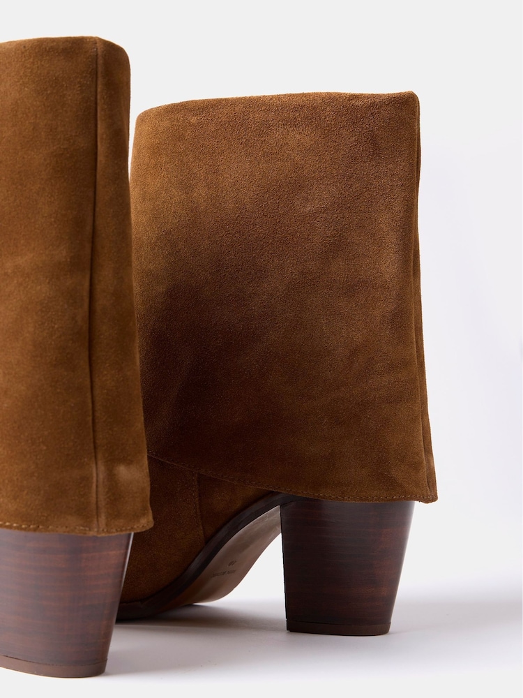 Mint Velvet Brown Suede Ankle Boots - Image 4 of 4